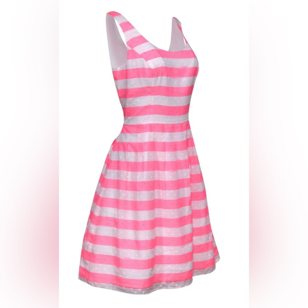 Lilly Pulitzer Pink & White Striped Dress 00 0
